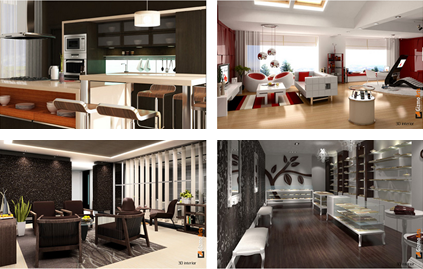 3D Architectural Interior Renderings